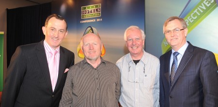 Mel McNally speaks at the IHF Conference